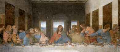 View of Last Supper in Milan