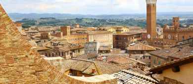 View of Siena from a rooftop