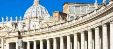 View of St. Peter's Basilica from Vatican tour