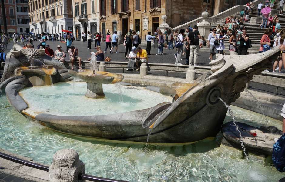 Barcaccia Fountain