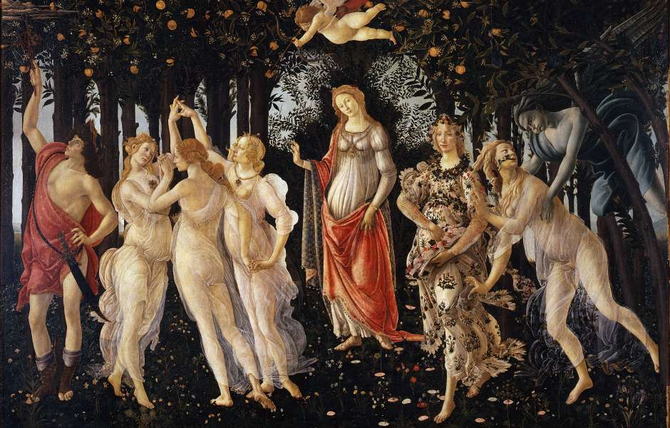 3.	La Primavera by Botticelli