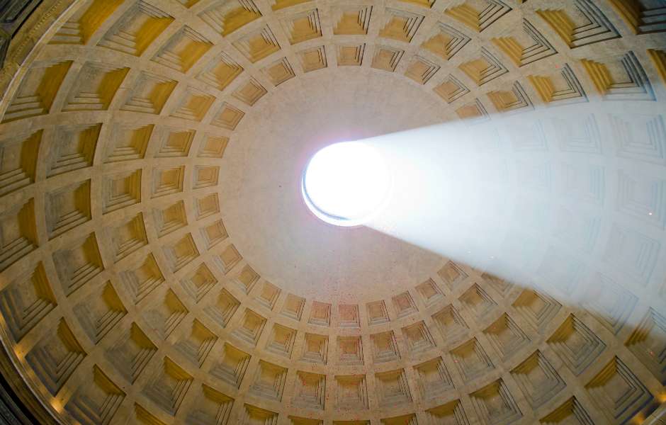 (+1).	Dome of the Pantheon (Rome)