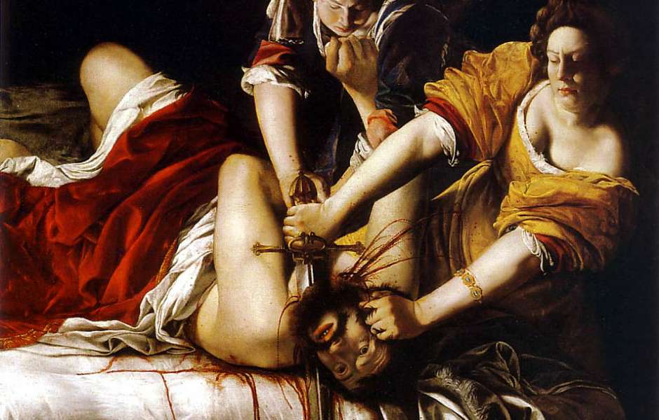 10.	Judith and Holofernes by Artemisia Gentileschi