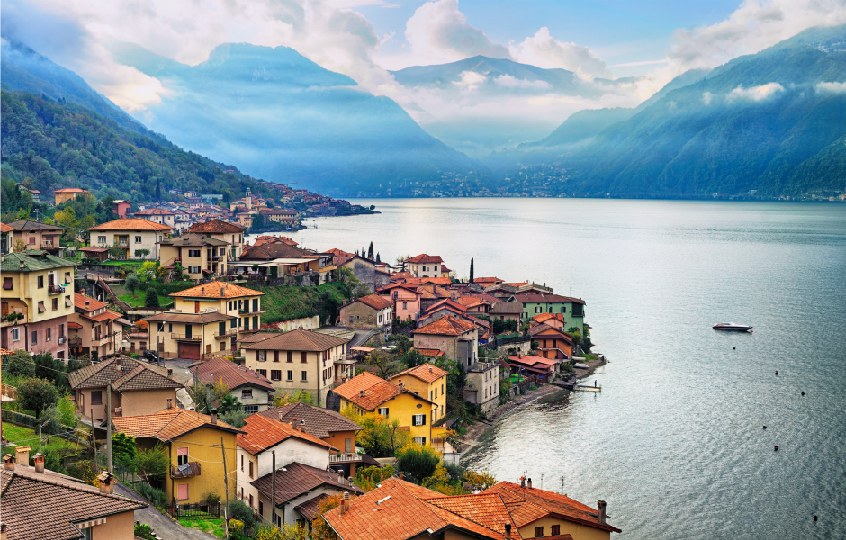 (+1).	Northern Italian Lake District: Lake Maggiore, Lake Garda and Lake Como