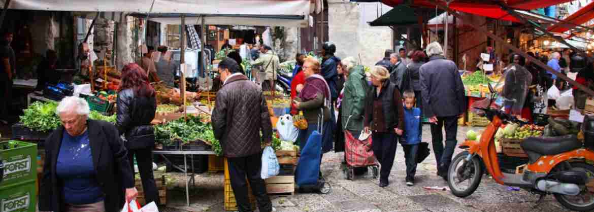 Clase de cocina en Palermo con visita al Mercado del Capo