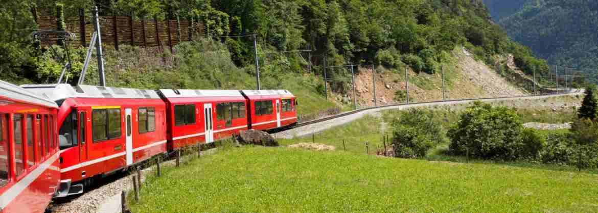 Full Day Tour to St. Moritz with Bernina Express ride, departing from Milan