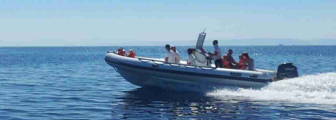 Private excursion to la Maddalena by rubber boat