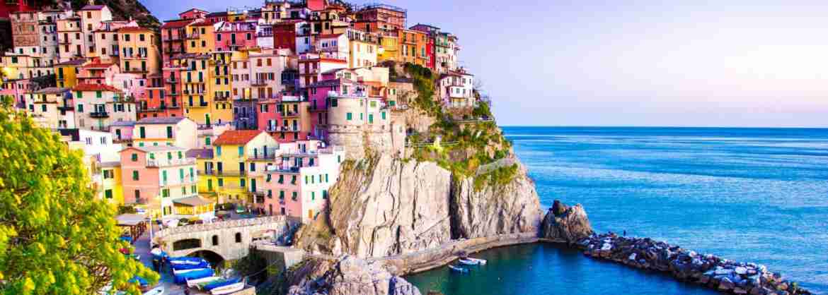 Excursión de un día a las Cinque Terre y mini crucero con salida de Milán