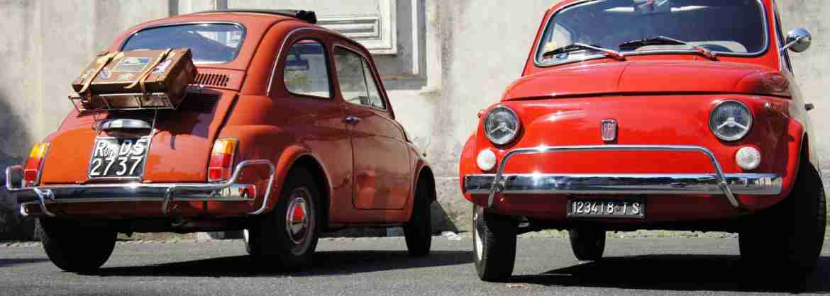 City Tour of the Centre of Rome on a Vintage FIAT 500 in 90 minutes