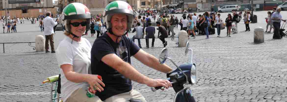 Private panoramic Tour of historic city centre of Rome by Vespa