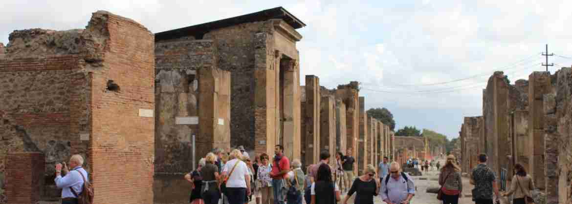 Excursión en grupo de medio día a Pompeya con salida de Nápoles y recogida