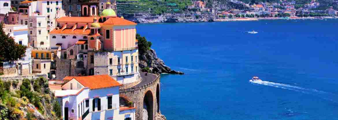 Full-day tour to the Amalfi Coast and Pompei departing from Rome in Small Group